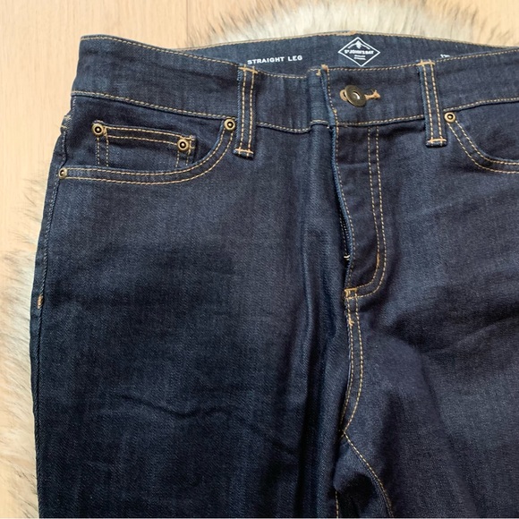 NWT St John’s Bay Straight Leg Dark Blue Jeans - Picture 5 of 7